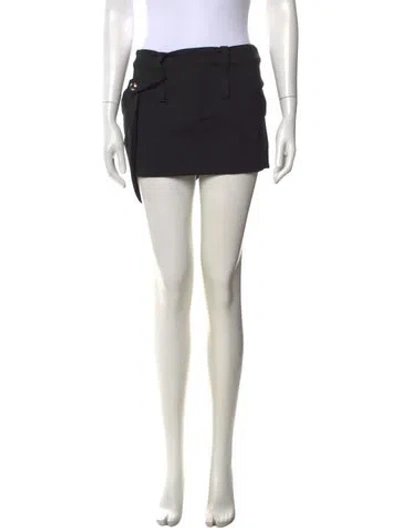 Pre-owned Coperni Mini Skirt In Black