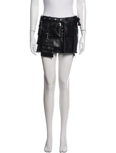 Pre-owned Coperni Mini Skirt In Black
