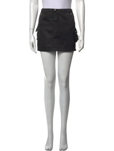 Pre-owned Coperni Mini Skirt In Black