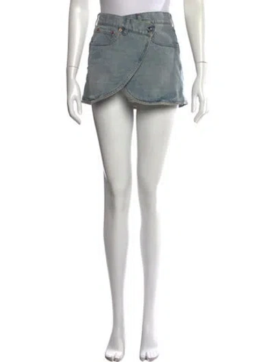 Pre-owned Coperni Mini Skirt In Blue