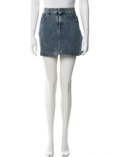 Pre-owned Coperni Mini Skirt In Blue