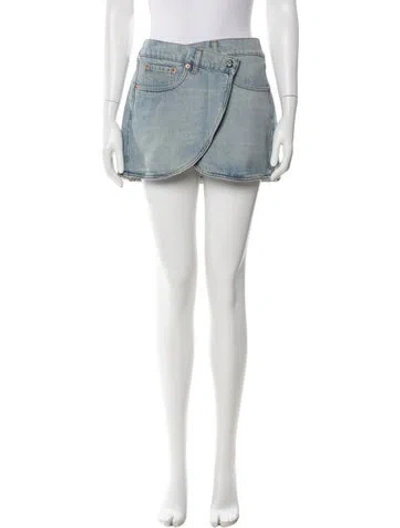 Pre-owned Coperni Mini Skirt In Blue