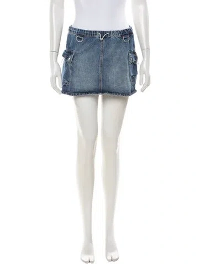 Pre-owned Coperni Mini Skirt In Blue