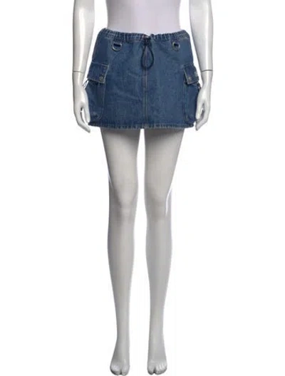 Pre-owned Coperni Mini Skirt In Blue