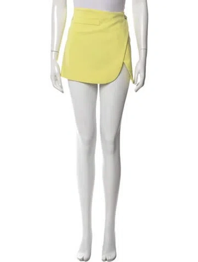 Pre-owned Coperni Mini Skirt In Green