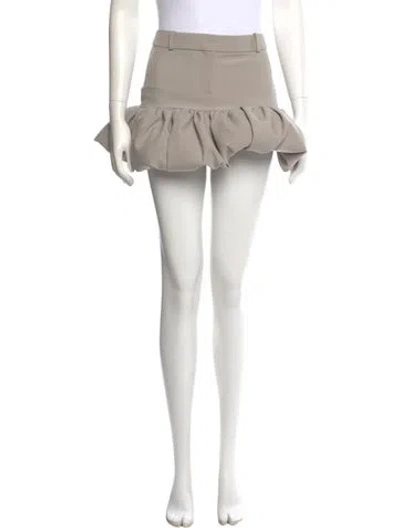 Pre-owned Coperni Mini Skirt In Neutral