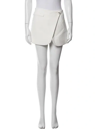 Pre-owned Coperni Mini Skirt In White