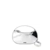 Shop Coperni Mini Sound Swipe Crossbody - Synthetic - Silver