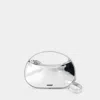 Coperni Mini Sound Swipe Crossbody In Silver