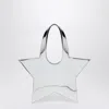 Coperni Mini Star Mirrored Silver Tote Bag