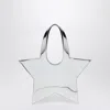 Coperni Mini Star Mirrored Silver Tote Bag