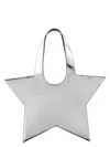Coperni Star Metallic Mini Handbag With Embossed Logo Lettering On The Front And Mirrored Effect In Leather 