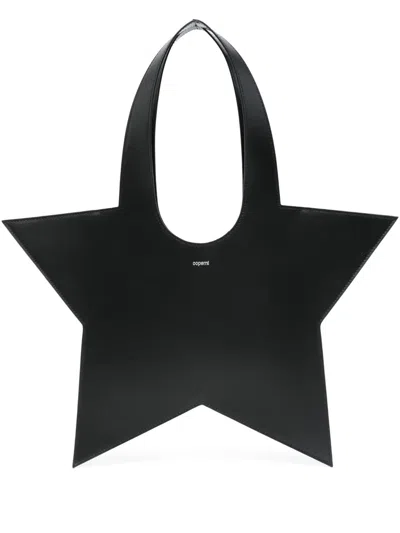 Coperni Mini Star Tote Bag In Black