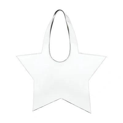 Coperni Mini Star Tote Mirrored Bag In White