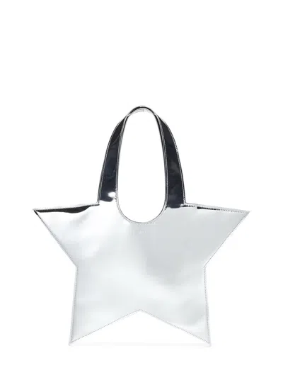 Coperni Mini Star Tote In Silver