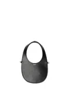 Coperni Curved Mini Tote Detachable Strap In Black
