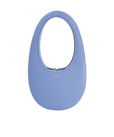 Coperni Mini Swipe Bag In Blue