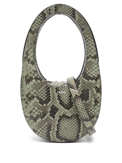 Coperni Mini Swipe Bag In Green