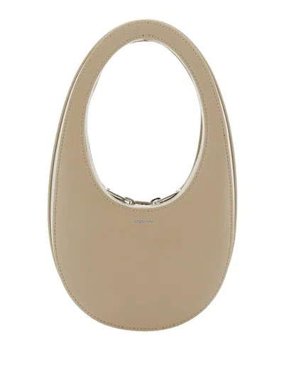 Coperni Women's Light Leather Mini Swipe Handbag In Pink