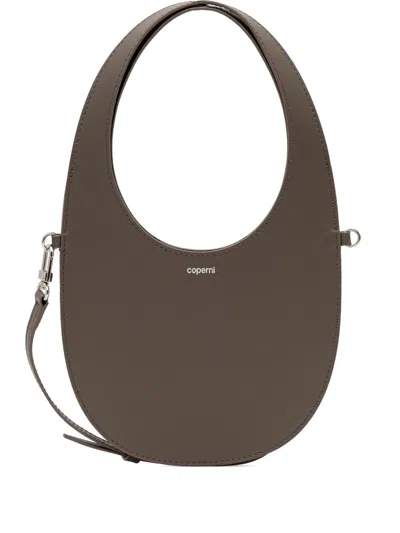Coperni Mini Swipe Cross Body Bag In Brown