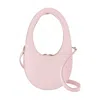 Shop Coperni Mini Swipe Crossbody - Leather - Pink In Neutrals