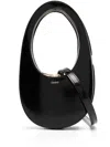 Coperni Mini Swipe Leather Tote Bag In Schwarz