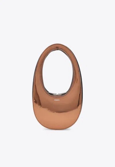 Coperni Mini Swipe Bag Bronze Mirrored