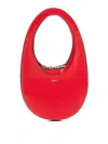 Coperni Tote Swipe Mini Aus Glas In Red