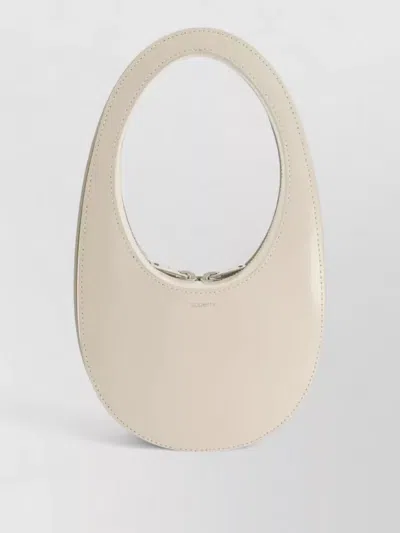 Coperni Mini Swipe Oval Tote Bag Top Handle In Neutral