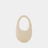 Coperni Mini Swipe Purse In Beige