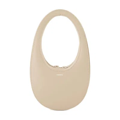 Coperni Mini Swipe Purse In Beige