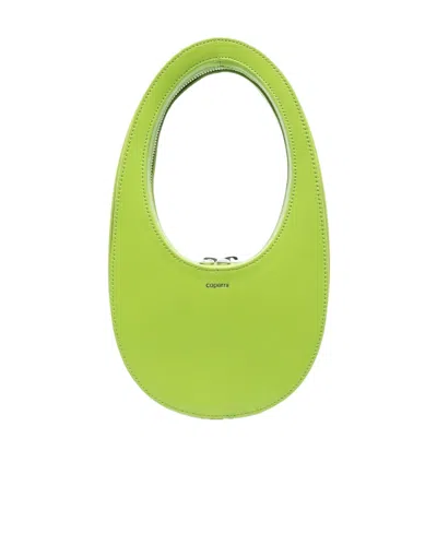 Coperni Mini Swipe Todd Handbag In Green