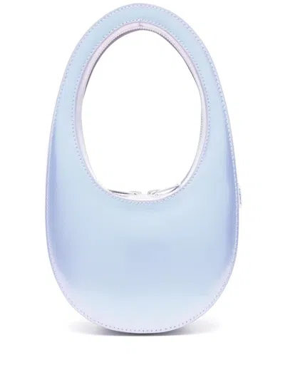 Coperni Mini Swipe Tote Bag In 蓝色