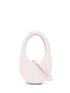 Coperni 'mini Swipe' Pink Crossbody Bag With Embossed Logo And Removable Shoulder Strap In Pink