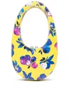 Coperni Mini Swipe Tote Bag In Yellow