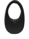 Coperni Oval Mini Shoulder Bag With Top Handle In Black