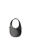 Coperni Curved Mini Tote Detachable Strap In Black