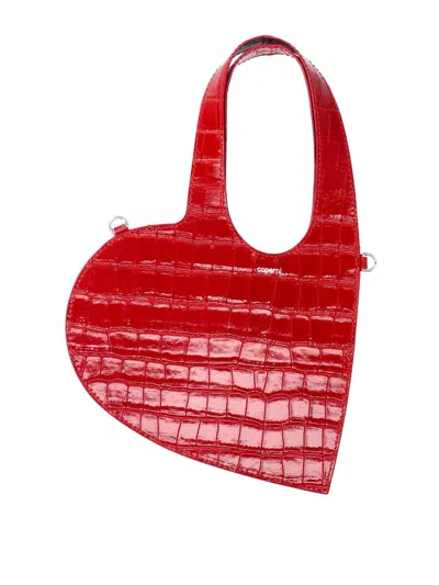Coperni Mini Tote Bag In Red
