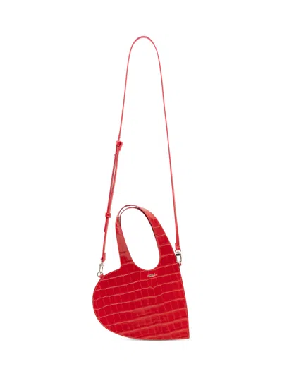 Coperni Mini Tote Handbag With Shoulder Strap In Red
