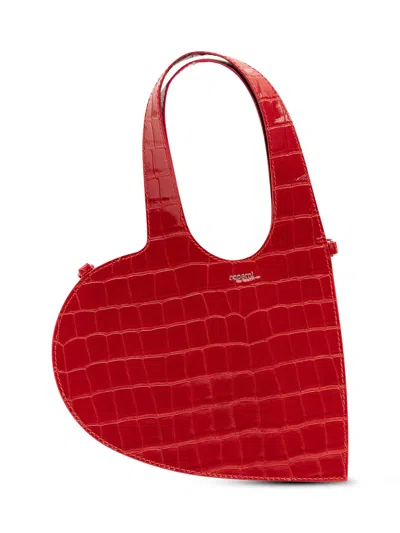 Coperni Mini Tote Handbag With Shoulder Strap In Blue