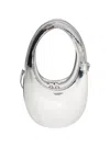 Coperni Mirrored Mini Swipe Bag Silver In Silver