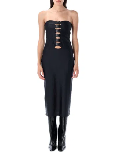 COPERNI COPERNI MULTI BUCKLE DRESS