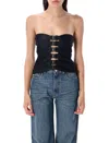 Coperni Multi Buckle Top In Black