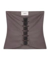 Coperni Multi Buckle Top In Purple