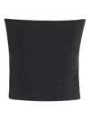 Coperni Multi-buckle Tube Top In Black