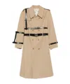 Coperni Multi-strap Long-sleeved Windbreaker In Brown