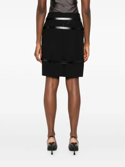 Coperni Multi-belt Harness Miniskirt In Black