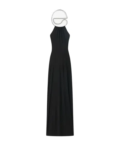 Coperni Halter-neck Maxi Dress In Black