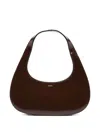 Coperni Slim Swipe Baguette Shoulder Bag In Brown
