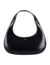 Coperni Curved Glossy Top Handle Bag In Black